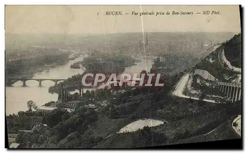 Ansichtskarte AK Rouen Vue Generale Prise de Bon Secours