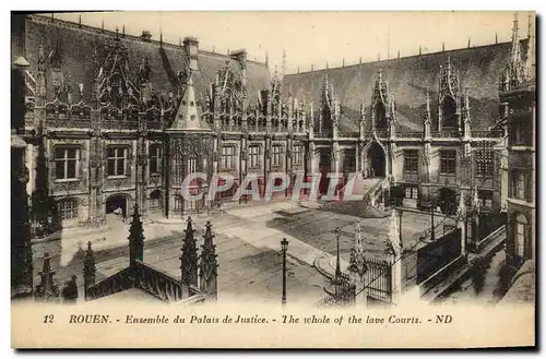 Cartes postales Rouen Ensemble Du Palais de Justice