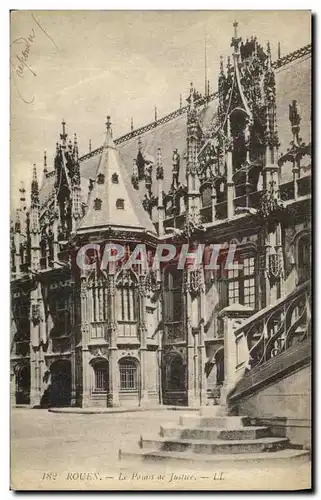 Cartes postales Rouen Le Palais de Justice