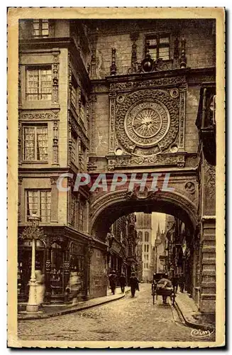 Cartes postales Rouen La grosse horloge