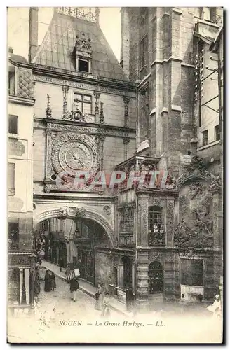 Cartes postales Rouen La Grosse Horloge