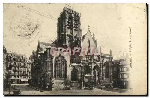 Cartes postales Rouen L Eglise Saint Vincent