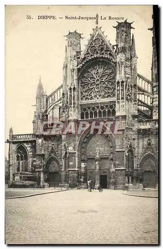 Cartes postales Dieppe Saint Jacques La Rosace