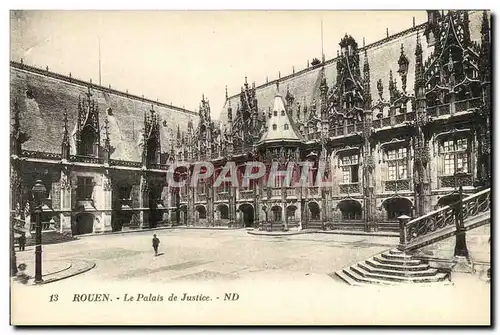 Cartes postales Rouen Le Palais de Justice