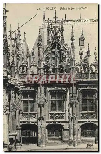 Cartes postales Rouen Palais de Justice