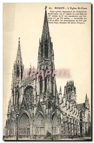 Cartes postales Rouen L Eglise St Ouen