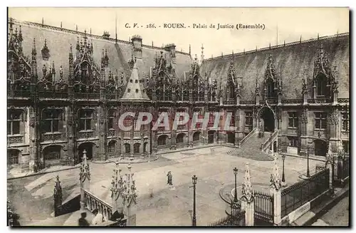 Cartes postales Rouen Palais de Justice