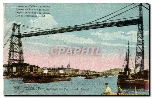 Cartes postales Rouen Le pont transbordeur