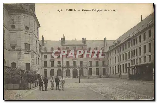 Cartes postales Rouen Caserne Philippon Militaria