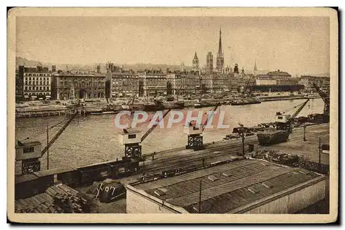 Cartes postales Rouen Les quais