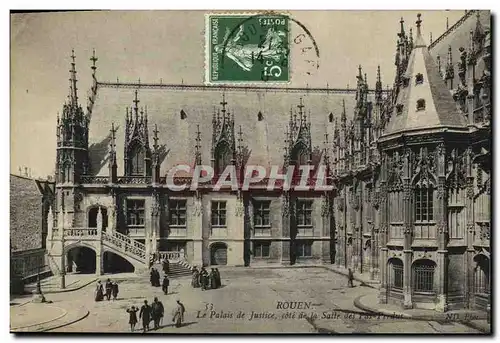 Ansichtskarte AK Rouen Le Palais de Justice Cote de la Salle des pas perdus