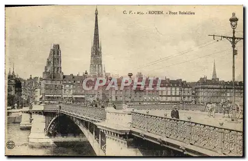 Ansichtskarte AK Rouen Pont Boieldieu