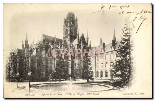 Ansichtskarte AK Rouen Square Saint Ouen Abside de L Eglise