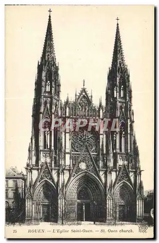 Cartes postales Rouen L eglise Saint Ouen