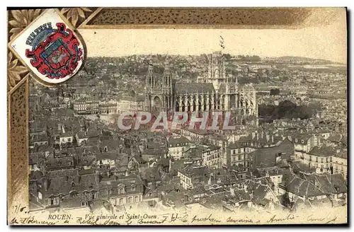 Ansichtskarte AK Rouen Vue Generale et Saint Ouen