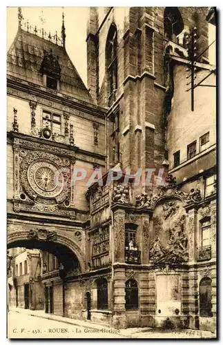 Cartes postales Rouen La Grosse Horloge