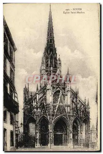 Cartes postales Rouen L Eglise Saint Maclou