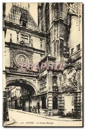 Cartes postales Rouen La Grosse Horloge