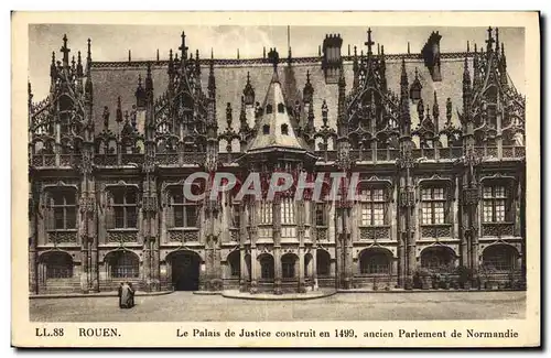 Cartes postales Rouen Le Palais de Justice