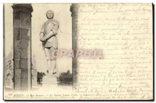 Cartes postales Rouen Bon Secours La Statue Jeanne d Arc