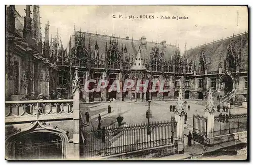 Cartes postales Rouen Palais de Justice