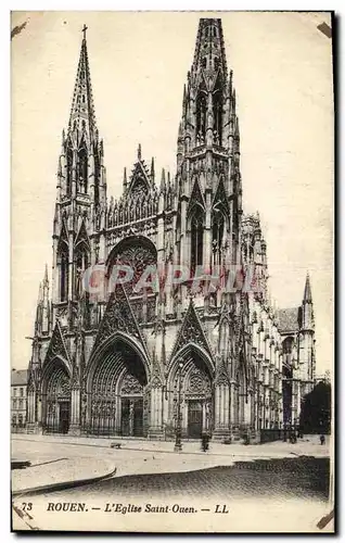 Cartes postales Rouen Eglise Saint Ouen