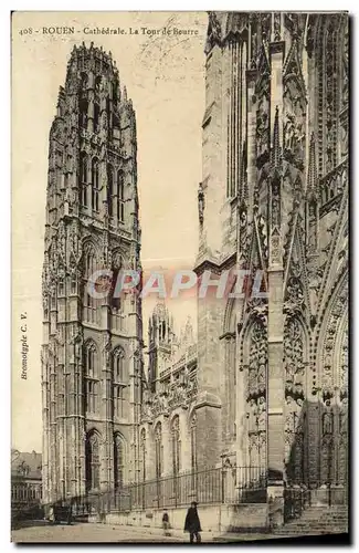 Ansichtskarte AK Rouen Cathedrale La Tour de Beurre