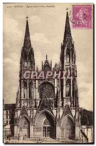 Cartes postales Rouen Eglise Saint Ouen