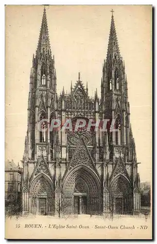 Cartes postales Rouen L Eglise Saint Ouen