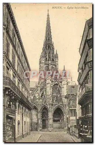 Cartes postales Rouen Eglise Saint Maclou