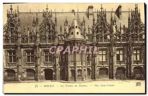 Cartes postales Rouen Palais de justice