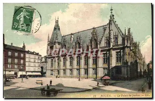 Cartes postales Rouen Le Palais de Justice