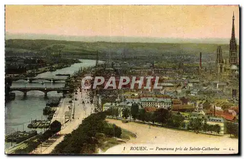 Ansichtskarte AK Rouen Panorama Pris de Sainte Catherine