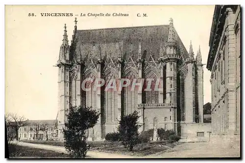 Cartes postales Vincennes La Chapelle du Chateau