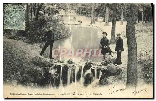 Ansichtskarte AK Vincennes Bois de Cascade Enfants