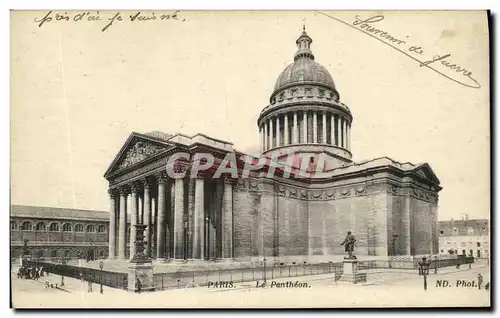 Cartes postales Paris Le Pantheon