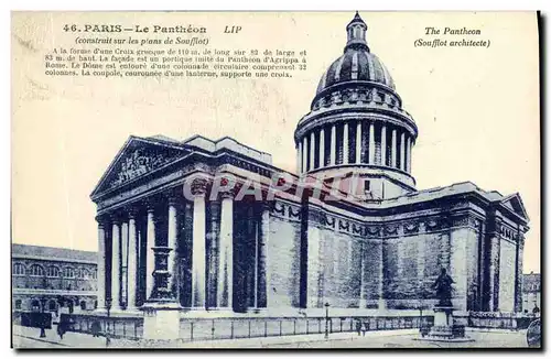 Cartes postales Paris Le Pantheon