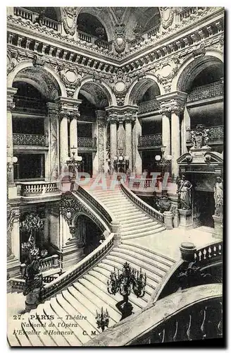 Ansichtskarte AK Paris Theatre National de L Opera L Escalier d Honneur