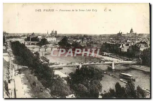 Cartes postales Paris Ponorama de La Seine