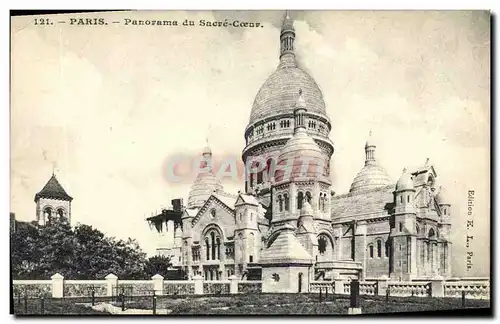 Cartes postales Paris Panorama Du Sacre Coeur