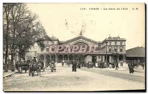 Cartes postales Paris La Gare de L Est