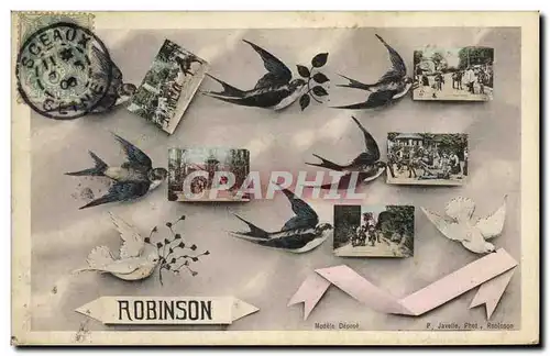 Cartes postales Robinson Hirondelles