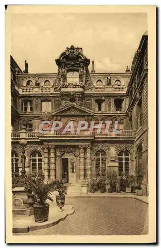 Ansichtskarte AK Paris Ecole Massillon Quai des Celestins La cour d honneur