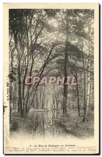 Cartes postales Le Bois de Boulogne en Automne