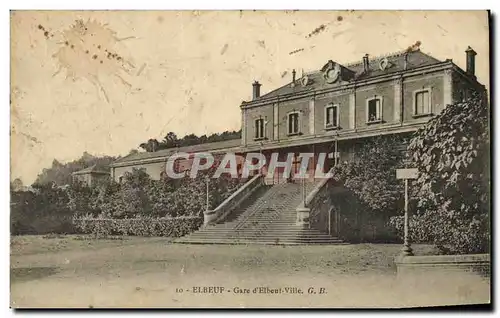 Cartes postales Elbeuf Gare d Elbeuf Ville