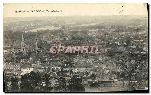 Cartes postales Elbeuf Vue generale