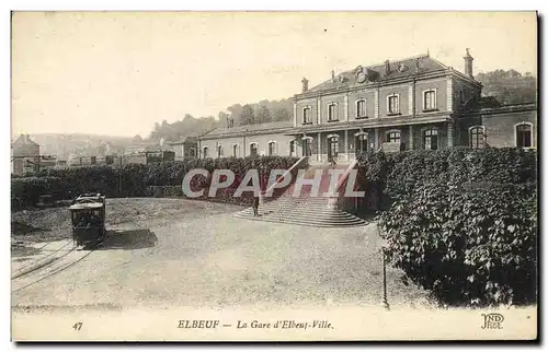 Cartes postales Elbeuf La Gare d Elbeuf Ville