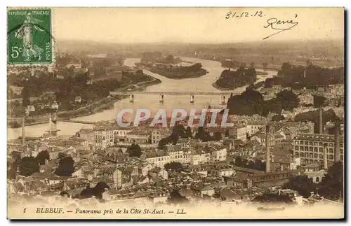 Cartes postales Elbeuf Panorama pris de la Cote St Auct