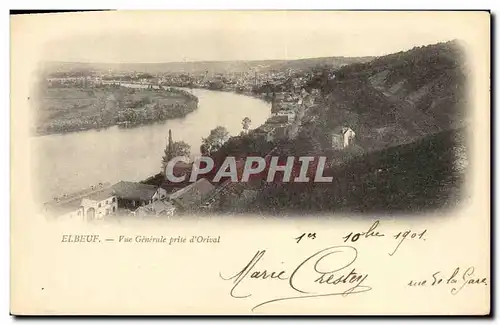 Cartes postales Elbeuf Vue Generale prise d Orival