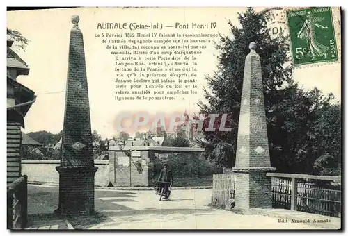 Cartes postales Aumale Pont Henri IV